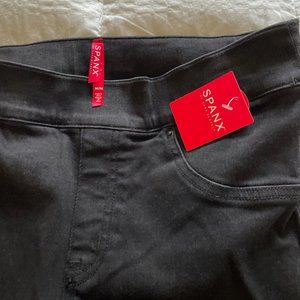 SPANX Vintage Distressed Ankle Skinny Jeans